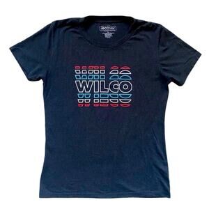 WILCO Band T-shirt Tee, Size Large measurements in photos